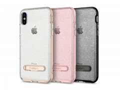 قاب محافظ اسپیگن Spigen Crystal Hybrid Glitter Case For Apple iPhone X