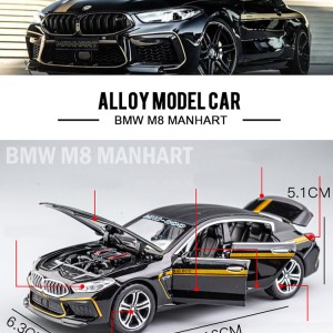 ماکت فلزی  بی ام و ( BMW MANHART M8) با مقیاس1:32 رنگ سبز