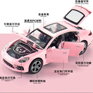 ماکت فلزی ماشین پورشه   Porsche Che Zhi -رنگ زرشکی