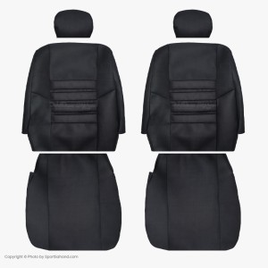 خرید روکش صندلی  پراید 131 و 132 طرح فراری رنگ مشکی قیمت مناسب