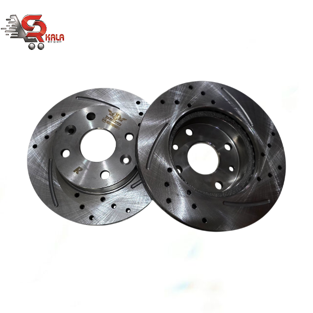 دیسک چرخ جلو پژو 405 برند باور