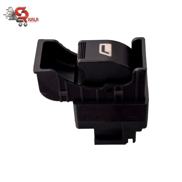 کلید شیشه بالابر پژو 405  SLX (تک پل - سفید یخی) برند سورا پارت