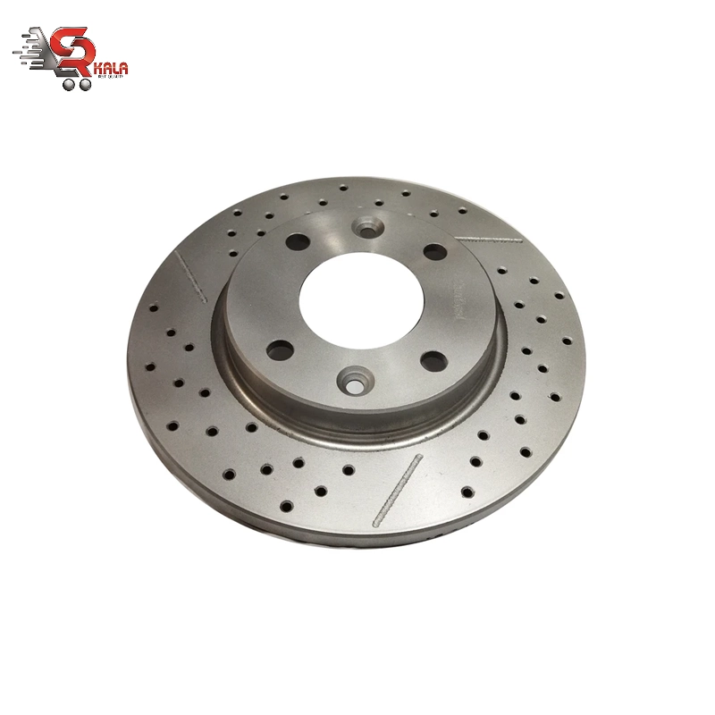 دیسک چرخ جلو پژو 206 اسپرت سوراخ دار برند اس ام تی