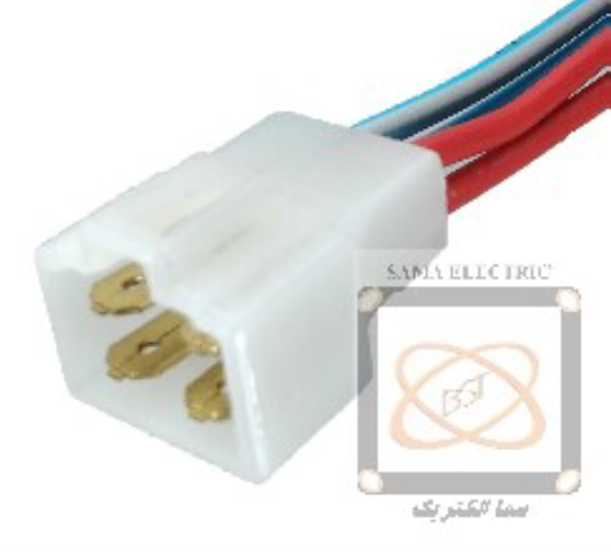 سوکت 4 فیش نری پرایدی کامل با سیم 2.5 برند سما الکتریک اعتبار