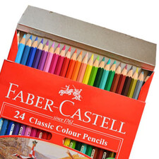 مداد رنگی 24 رنگ فابرکاستل مدل کلاسیک