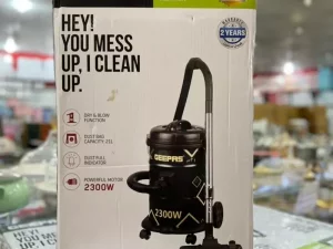 جارو برقی سطلی جیپاس مدل GVC2598