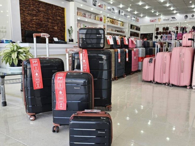 ست چمدان وارداتی Monza منزا  اصل جنس پروپیلن نشکن انعطاف پذیر نرم و سبک