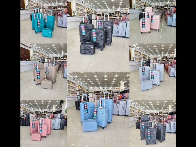 ست ۴ تایی چمدان وارداتی نشکن پلیپروپیلن فول آپشن رنگبندی