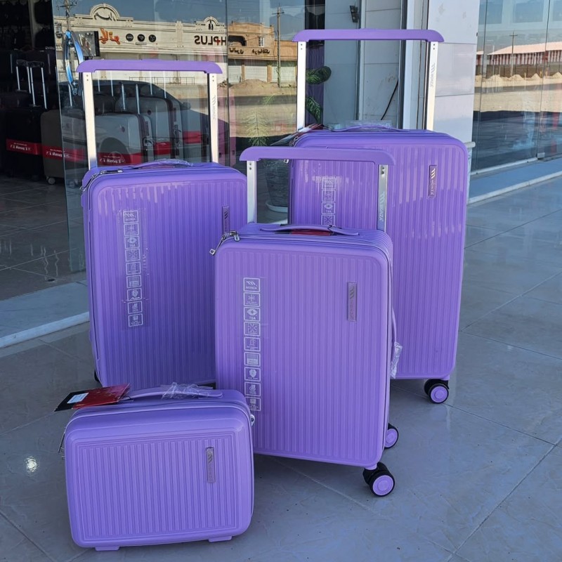 چمدان مونزا وارداتی ۴ تکه برند مونزا monza