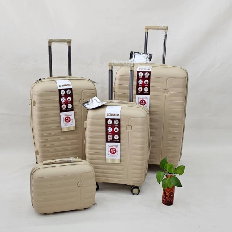 ست چمدان خارجی نشکن  pp در ۸ رنگ