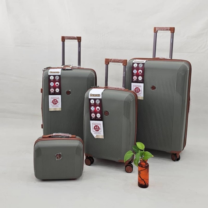 چمدان وارداتی اصل ست ۴ تکه جنس پلی پروپیلن نشکن برند دانسون