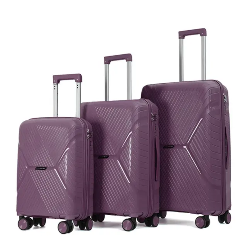 ست ۳ تایی چمدان pp پلی پروپیلن ۱۰۰٪ نشکن (وارداتی اصل)