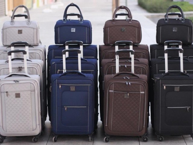 چمدان وارداتی برزنتی برند فالکون ۴ تکه