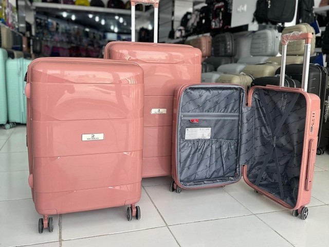 ست سه تکه چمدان برند ریکاردو Ricardo نشکن انعطاف پذیر پلی پروپیلن نشکن  ،مناسب سفر خارجی ،فول آپشن