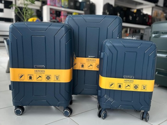 ست ۳ تکه چمدان نشکن برند هروس heroes