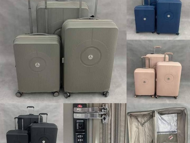 چمدان ۳ تکه برند پیژن pigeon جنس پلی پروپیلن صددرصد نشکن