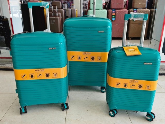 ست چمدان ۳ تکه برند هروسheroes  سفارش ایتالیا جنس نشکن پلی پروپیلن