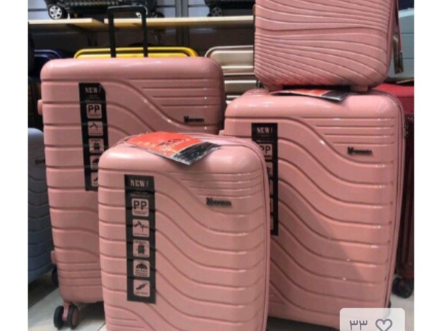 چمدان ۴ تکه  وارداتی برند مونزا monza. ضدضربه ۱۰۰٪نشکن.