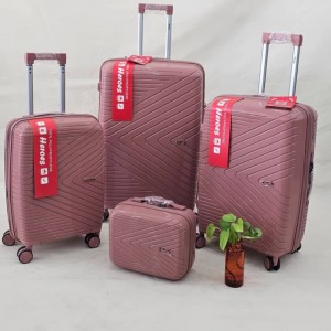 ست ۴ عددی چمدان نشکن pp برند هرویس heroes رنگبندی