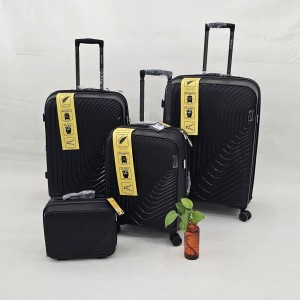 ست چهار عددی چمدان نشکن pp وارداتی با کیفیت