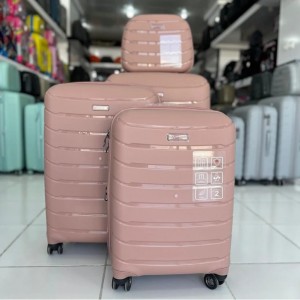 چمدان  برند مونزا monza.( ژله ای)  پلی پروپیلن ضدضربه ۱۰۰٪نشکن. فول آپشن