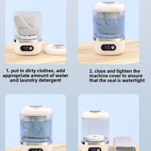 ماشین لباسشویی پرتابل شارژی مدل LAUNDRY COP