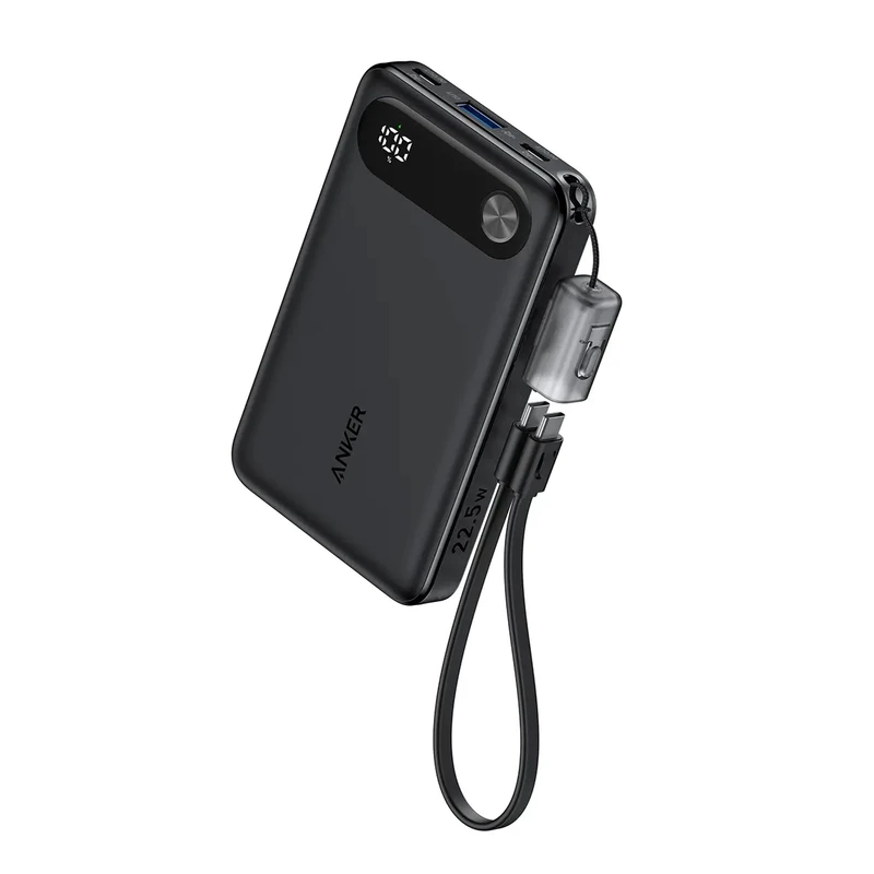 پاور بانک انکر Anker PowerCore 22.5W PD مدل A1257 ظرفیت 10000 میلی آمپر به همراه کابل USB-C