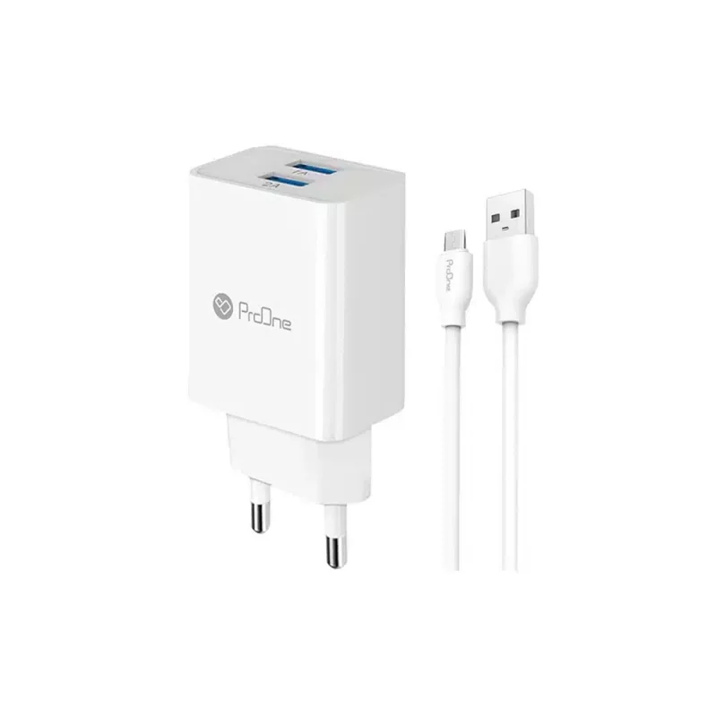 شارژر دیواری پرووان مدل PWC520 به همراه کابل تبدیل microusb