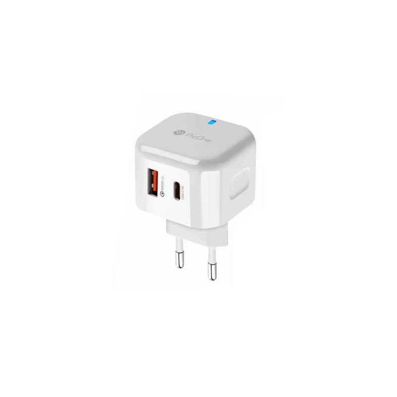 شارژر دیواری پرووان مدل PWC525 به همراه کابل تبدیل MicroUSB