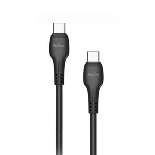 کابل تبدیل USB-C به USB-C پرووان مدل PCC113 طول 1متر