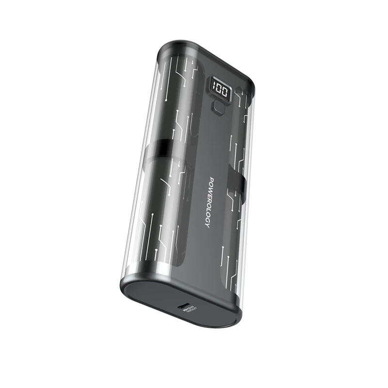 آداپتور شارژ 165 واتی 4 پورت پاورولوژی Powerology GaN Desktop Charger PWCUQC017