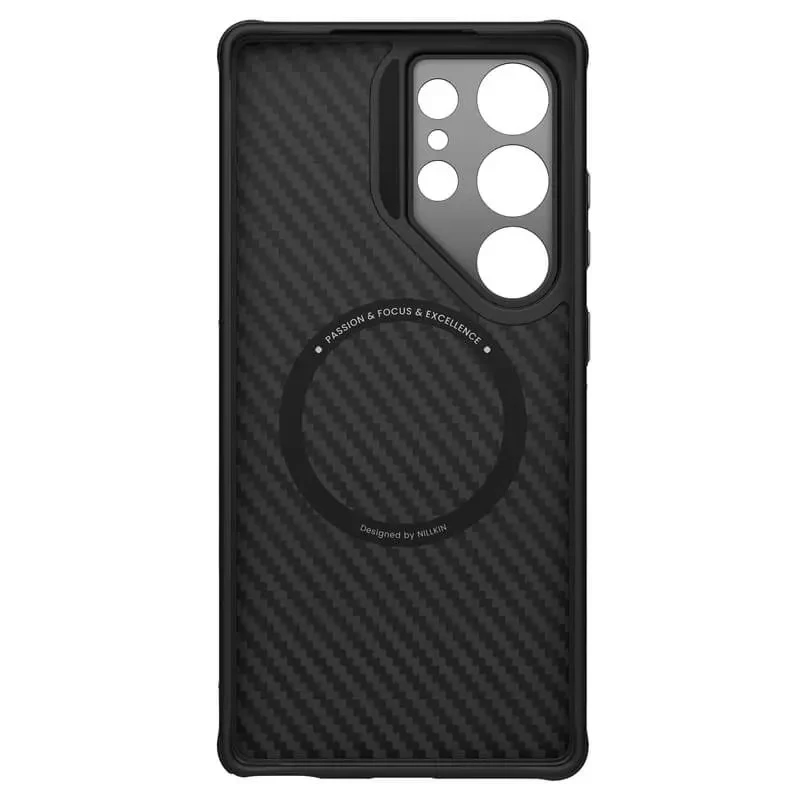 قاب نیلکین سامسونگ S25 Ultra مدل CarboProp Magnetic Precision Cutout Version