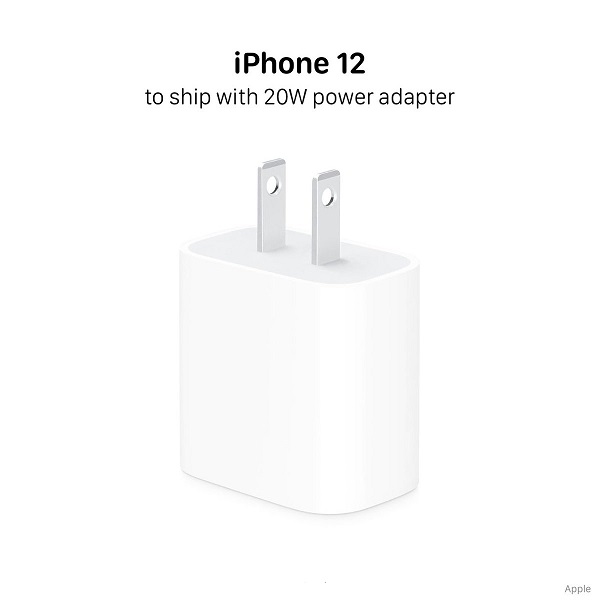 شارژر آیفون 12 اصلی Apple 20W Power Adapter MHJ83ZM/A