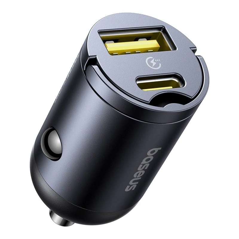 شارژر فندکی 65 وات 3 پورت بیسوس Baseus 65W Golden Contactor Pro Triple Fast Charging CCJDZ65-UC