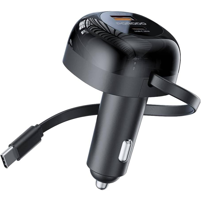 شارژر فندکی سه پورت 100 وات مک دودو Mcdodo Digital Display PD Car Charger CC-2300