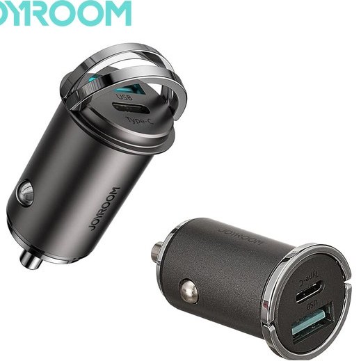 شارژر فندکی 3 پورت 30 وات جویروم JOYROOM JR-CCD04
