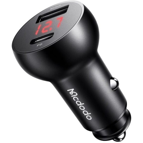شارژر فندکی با قابلیت پخش موسیقی و تماس مک دودو Mcdodo Car Charger Blutooth FM Transmitter CC-6880