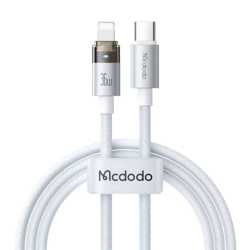 کابل تبدیل USB-C به لایتنینگ مک دودو مدل CA-1030 طول 1.2 متر