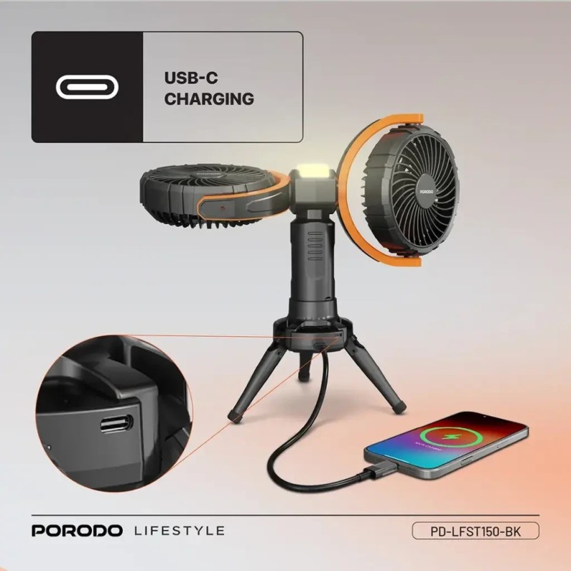 پایه رو میزی موبایل و تبلت پرودو Porodo Phone &amp; Tablet Mount PD-HSM22