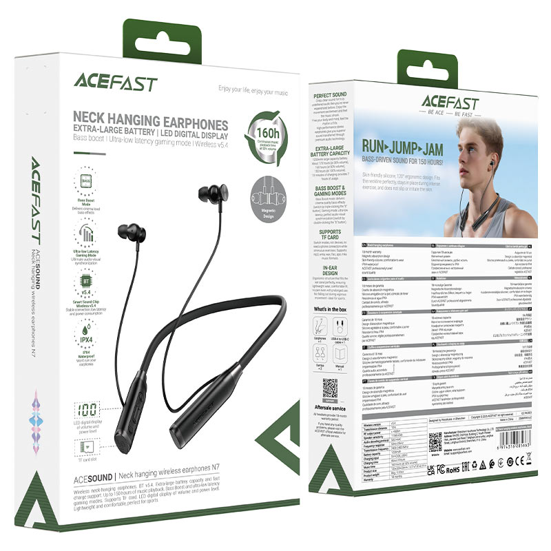 هندزفری بلوتوث گردنی ایس فست ACEFAST N7 Wireless Earphones
