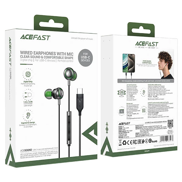 هندزفری سیمی Type C ایس فست ACEFAST L5