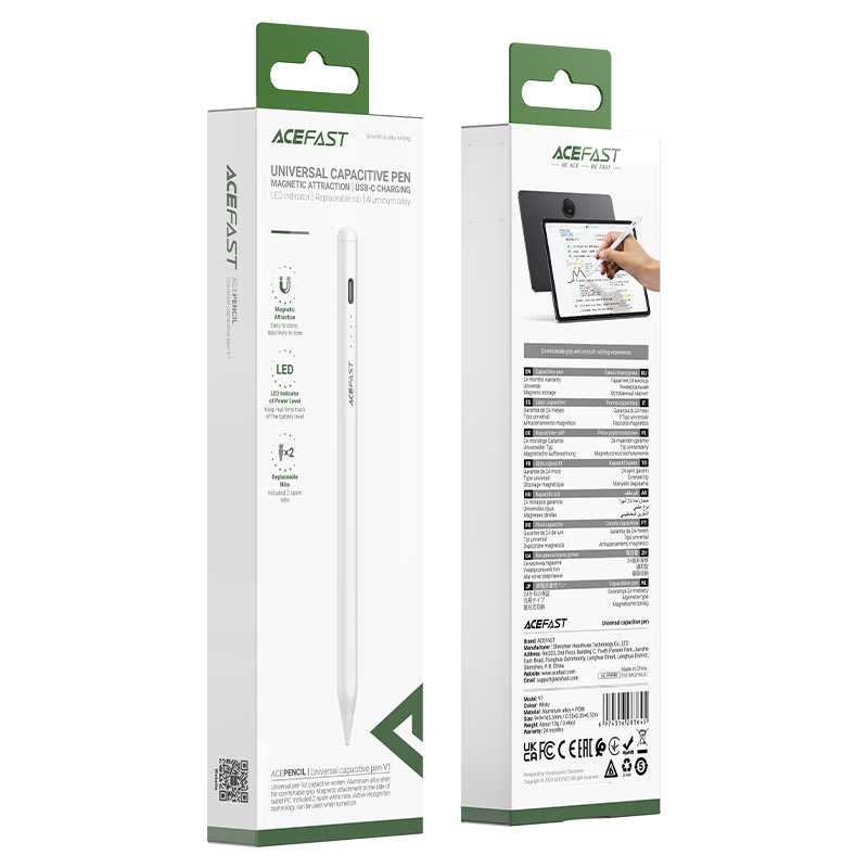 قلم لمسی ایس فست Acefast V2 Capacitive Pen For IP مناسب آیپد