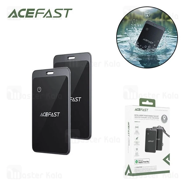 پک 2تایی ردیاب هوشمند ایس فست Acefast S3 Metal Card Positioning Device