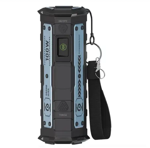 پاوربانک 20000 با چراغ قوه پاورولوژی Powerology TorchPower PPBCHA91BK
