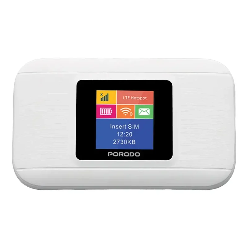 مودم جیبی پرودو Porodo Nexfi 4g LTE Portable WiFi Router PDM603WH