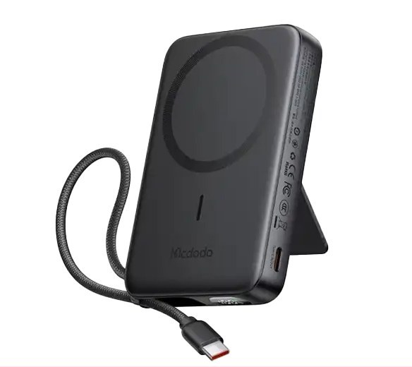 پاوربانک وایرلس 10000 با کابل متصل تایپ سی مک دودو Mcdodo Uni-Power Power Bank MC-865