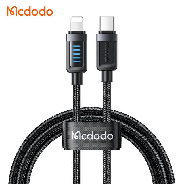 کابل شارژ لایتنینگ به تایپ سی 36 وات مک دودو Mcdodo Cab Vision Cable CA-0340
