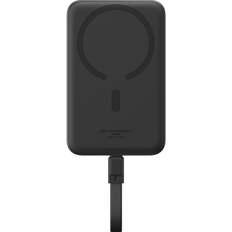 پاوربانک بی‌سیم 30 وات باسئوس مدل Magnetic Mini ظرفیت 10000 میلی آمپر ساعت