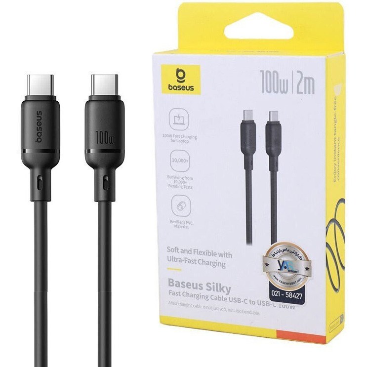 کابل USB-C باسئوس مدل P10377704113 طول 2 متر