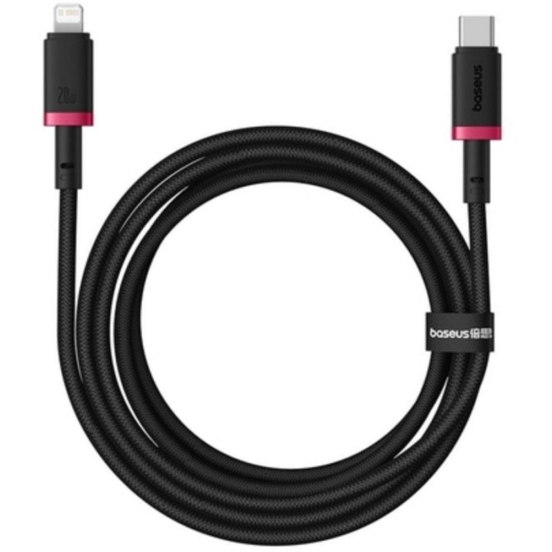 کابل تبدیل USB-C به لایتنینگ بیسوس مدل Dura Series 20W طول 2 متر